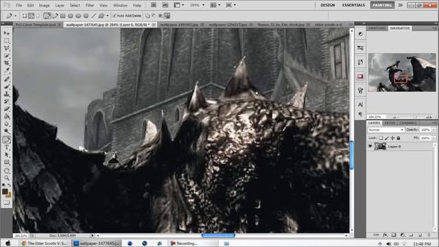 ☠ Games Covers - Speed Art - Skyrim ® Box Art смотреть онлайн