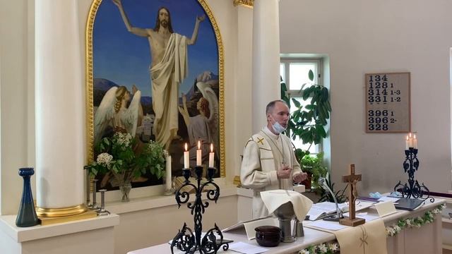 Богослужение 7 июня 2020 - Кирха Святого Иоанна, Приход Тюре смотреть онлайн