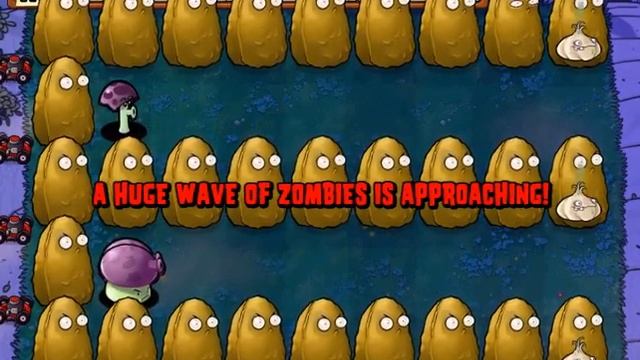 Plants Vs Zombies. Fume Shroom Vs Scardy Shroom Vs Gargantuar смотреть онлайн