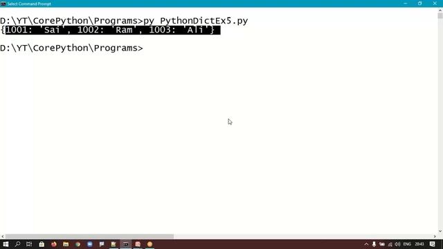 Python Dictionary Collection with Add & Update Key, Value pair| Python Dictionary Keys, Values| #11 смотреть онлайн