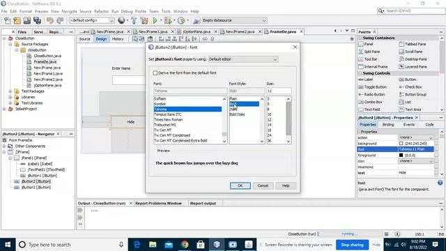 How to Hide / show JPanel in JAVA Swing using NetBeans смотреть онлайн