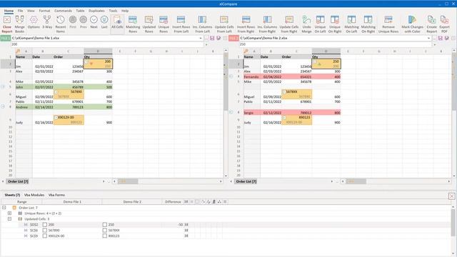 Effectively Compare Excel files for differences смотреть онлайн