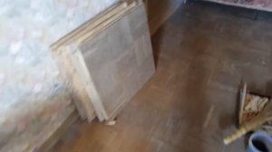 Замена старого паркета на ламинат