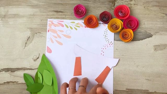 Поделка из бумаги к 8 марта, своими руками, цветы. Шаблоны для аппликаций для мам в сад, школу 3D смотреть онлайн