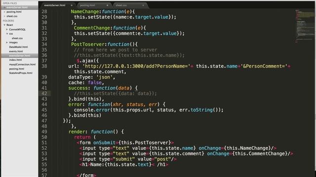 Best Practices|| 9-React startup||save from React to MYSQL use nodejs خزن بيانات смотреть онлайн