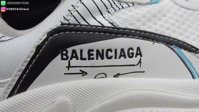 NEW SHOES FOR BALENCIAGA! TRIPLE S SKETCH SNEAKERS IN WHITE | ONFEET REVIEW смотреть онлайн