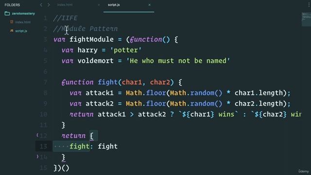 JavaScript Adv Concepts Modules 1003 Module Pattern смотреть онлайн