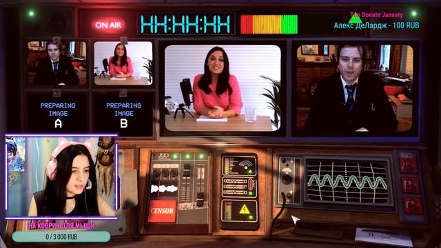 Не для эфира Not For Broadcast ► Обзор игры на русском ► УСТРОИЛАСЬ НА ТЕЛЕВИДЕНИЕ Часть 2 смотреть онлайн