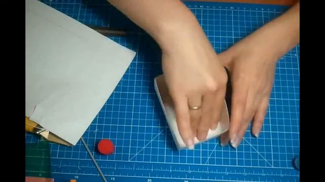 Коробочка для булавки-оберега. Скрапбукинг. смотреть онлайн