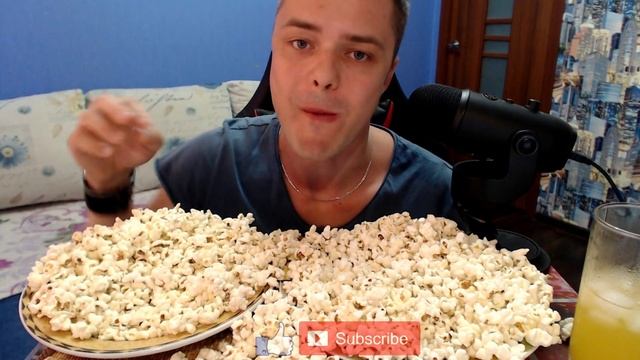 ASMR Popcorn Mukbang | No Talking, Eating Show 먹방 | АСМР Попкорн Мукбанг смотреть онлайн