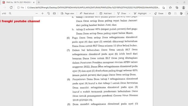 Syarat Dokumen Yang Disampaikan Kepala Desa Untuk Penyaluran Dana Desa смотреть онлайн