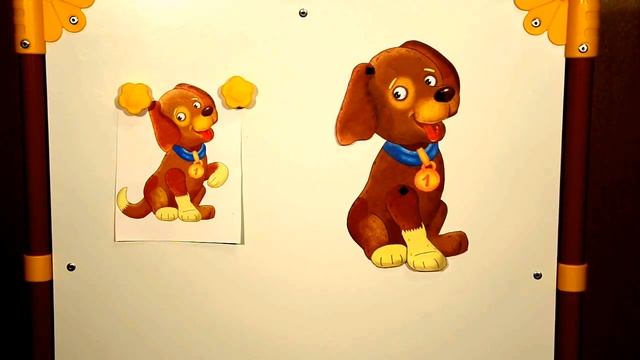 ✄ Видео аппликация щенок , развивающее видео для детишек Video application puppy, developing смотреть онлайн
