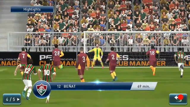 Great Free-kick by Benat #pescm PES Club Manager смотреть онлайн