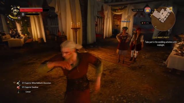 The Witcher 3: Geralt dancing to Jaskier's song, "Toss a coin to your Witcher" смотреть онлайн