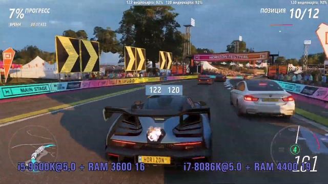 i5 9600K + 3600 16 vs i7 8086K 4400 19 in 4K (2080 Ti) смотреть онлайн