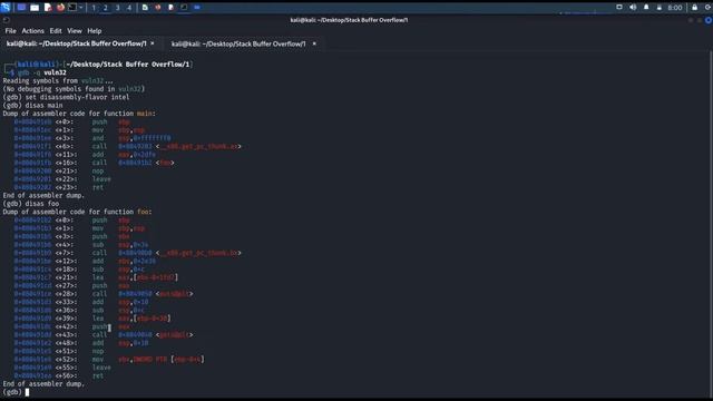 How to overwrite return address (Stack Buffer Overflow) смотреть онлайн