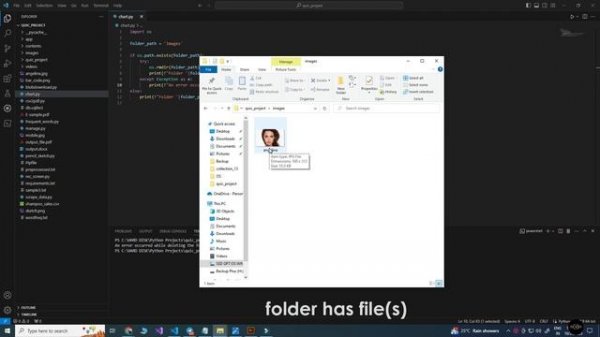 [WinError 145] The directory is not empty: 'FolderPath' - Python