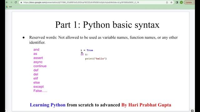 Python Programming -Part 1: Running Python code and basic syntax, Anaconda, colab смотреть онлайн