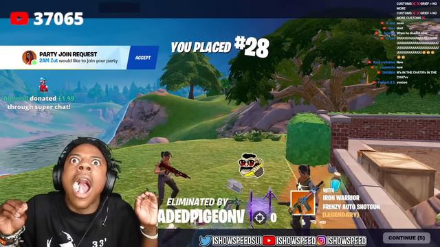 IShowSpeed Griefs Nick EH 30 Customs & GETS BANNED 😂