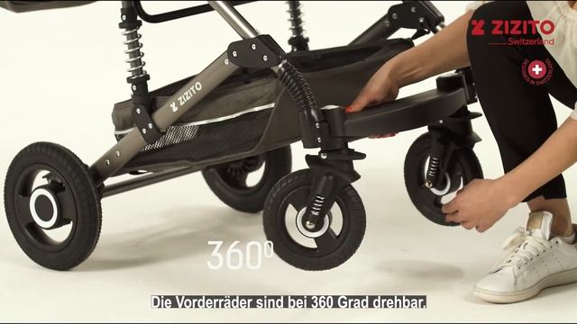 Kinderwagen ZIZITO Fontana 3 in 1 смотреть онлайн