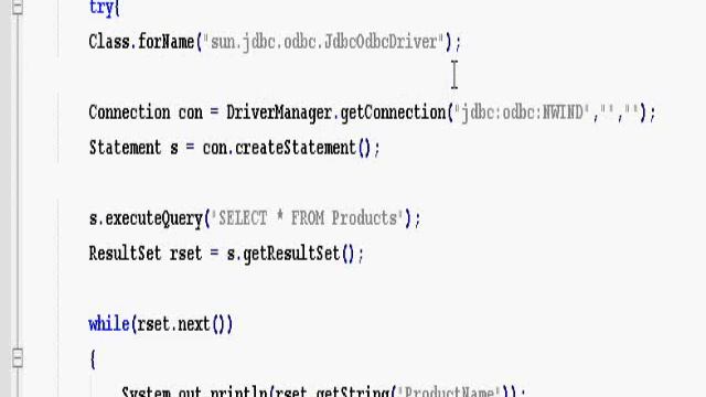 JAVA to MS Access Connection (JDBC-ODBC bridge) смотреть онлайн