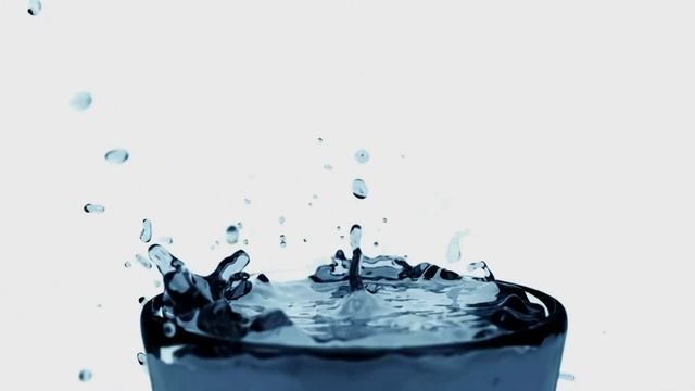 Футаж HD. Капля воды в стакан смотреть онлайн