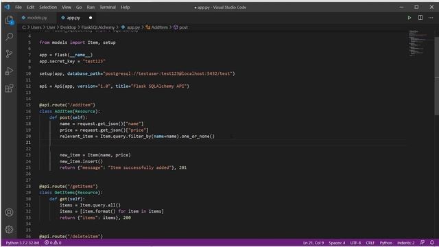 Python Flask Tutorial #11 - Verbindung von PostGres & Flask Rest-API - Part2 смотреть онлайн
