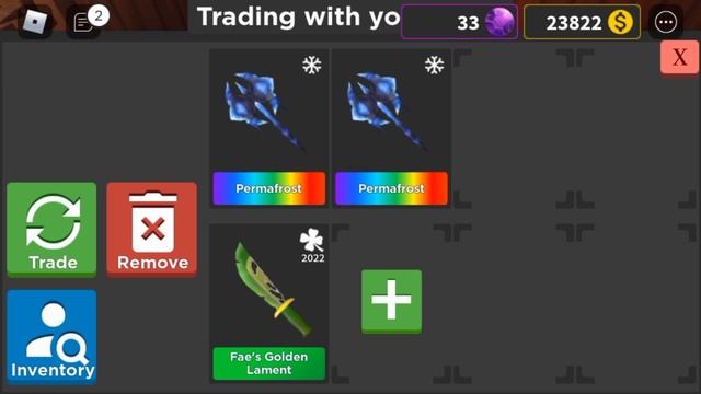 Trading offers for Golden fae's lament in Survive the killer | [ROBLOX] смотреть онлайн