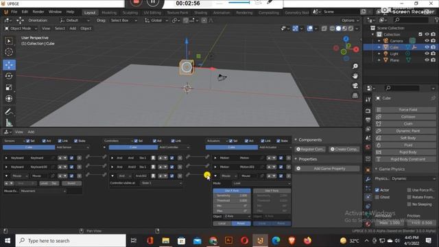How to fire a bullet in the UPBGE blender game engine ( episode 1 ) смотреть онлайн