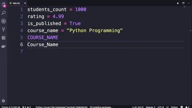 Python for Beginners: Variable Names смотреть онлайн