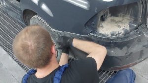 Как поставить бампер на Volkswagen Pollo