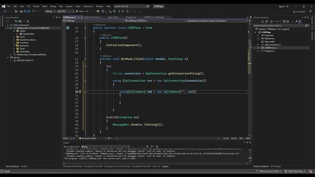C# Tutorial in Hindi: CRUD Operations with SQL Server and Visual Studio смотреть онлайн