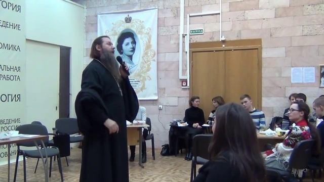 Встреча прот. Артемия Владимирова с учащимися Российского Православного Университета и молодёжью. смотреть онлайн