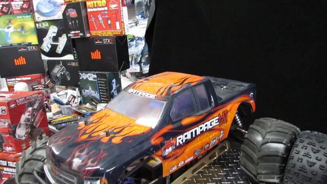 ARRMA kraton 8s vs Redcat Racing Rampage MT with 8S electric conversion. смотреть онлайн