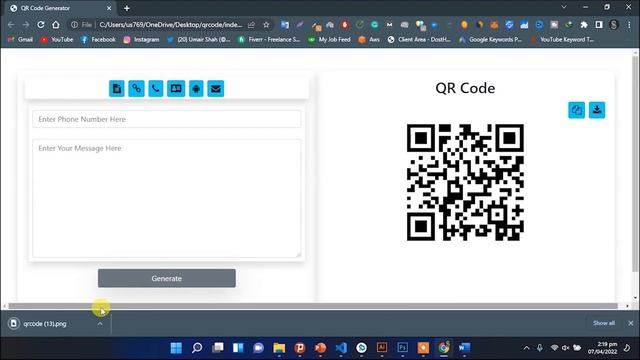 QR Code Generator Using Javascript - Intro смотреть онлайн