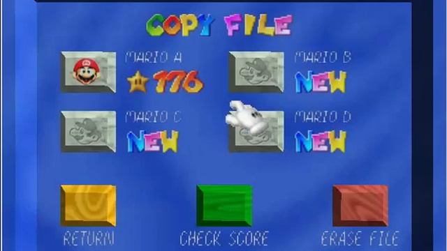 File Select Crash | Super Mario 64 Glitch смотреть онлайн
