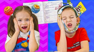 Как пронести сладости в школу? Маша ставит двойку /Сериал Анютка малютка