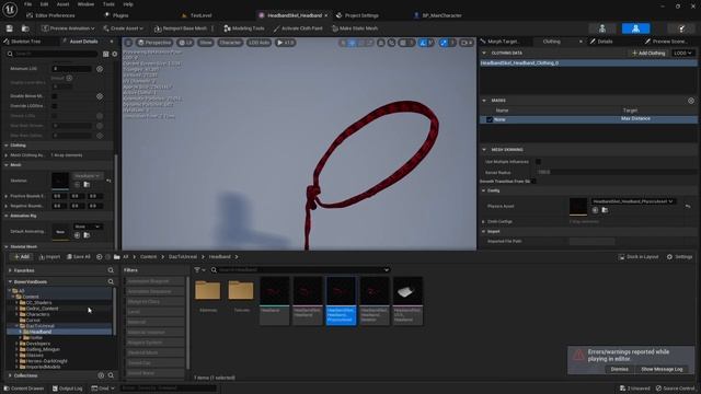 Add Clothing Physics Cloth Simulation to Skeletal Mesh in UE5 Unreal Engine смотреть онлайн