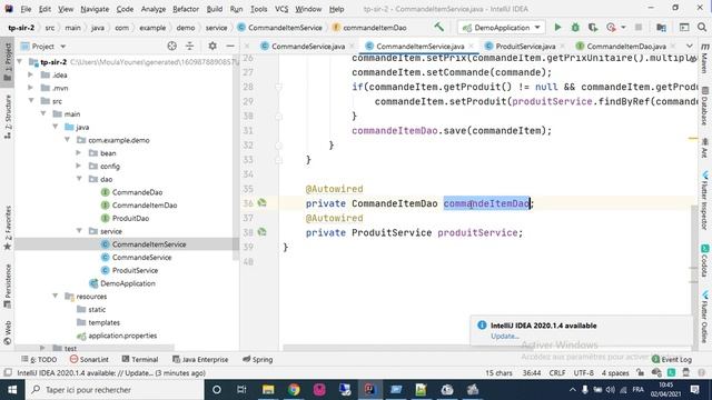 2 6 exmple pratique findCommanItemByRef et deleteCommandeByRef back end смотреть онлайн