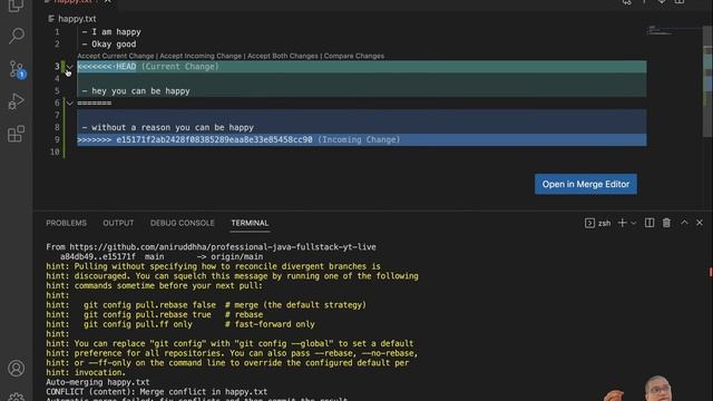 Professional Java Full Stack Developer Course : Session 3 : Git Basics 3 смотреть онлайн