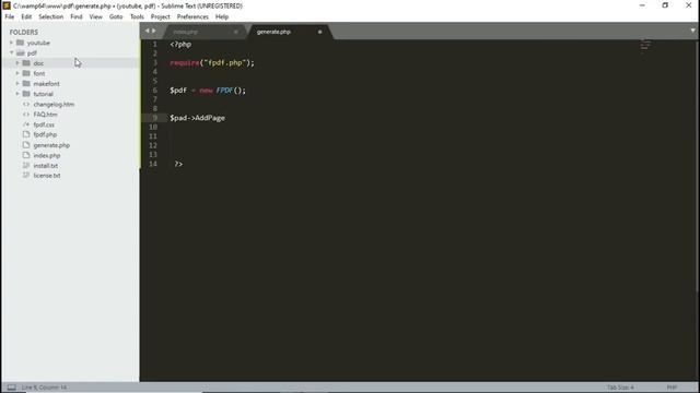 How to Generate PDFs and FPDFs in PHP and MySQL смотреть онлайн