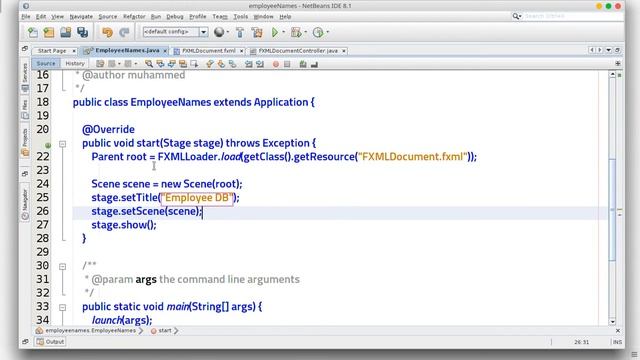21 JAVA FX UI design events FXML смотреть онлайн
