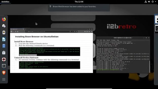 Installing Brave Browser on Ubuntu Debian смотреть онлайн