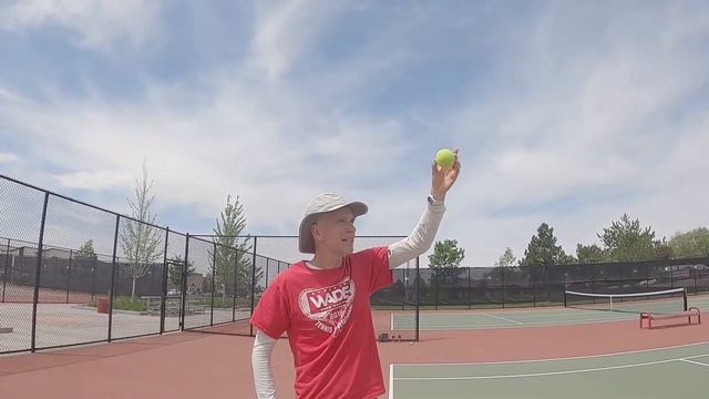 Stop Double Faulting! - Fix Your Kick Serve Ball Toss смотреть онлайн