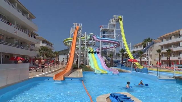 Аквапарк в отеле BH Mallorca, только для взрослых, Магалуф. Майорка. Испания смотреть онлайн
