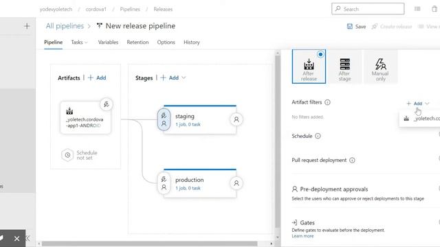 How to create a multi stage Release Pipeline in Azure DevOps. смотреть онлайн