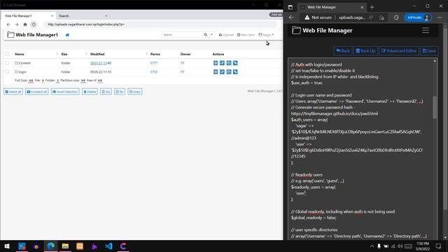Customizable Web File Manager in php / bootstrap / jquery ajax смотреть онлайн
