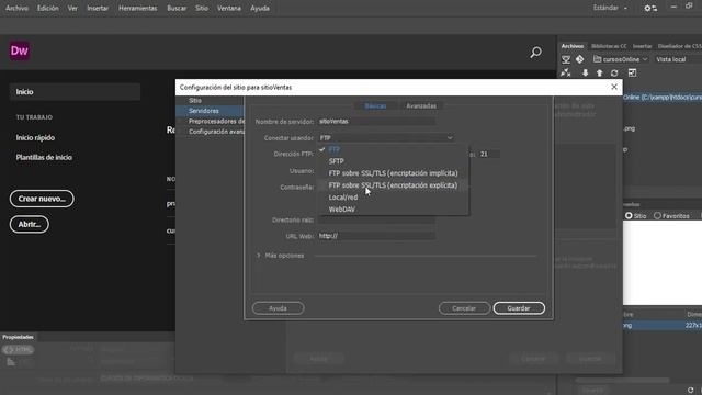 Creando sitio en Dreamweaver 2020 para trabajar con XAMPP (PHP Y MySQL) смотреть онлайн