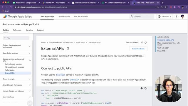 How to access an API with Google Apps Script смотреть онлайн