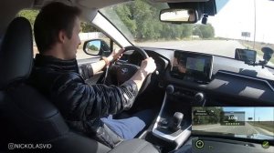 TOYOTA RAV4 2020 Вариатор, Реальная динамика 0 100 Тойота Рав4 2019